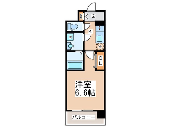 レジュールアッシュ九条（904）の物件間取画像